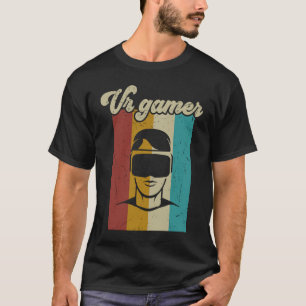 VR Gamer Retro Vintage Videospiele für Jungen Männ T-Shirt