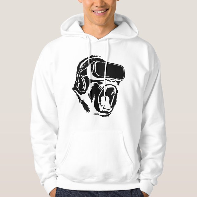 VR Gorilla Hoodie (Vorderseite)