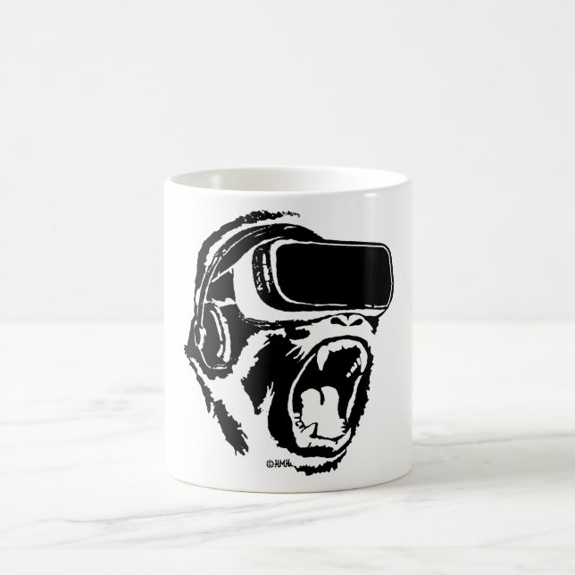 VR Gorilla Tasse (Mittel)