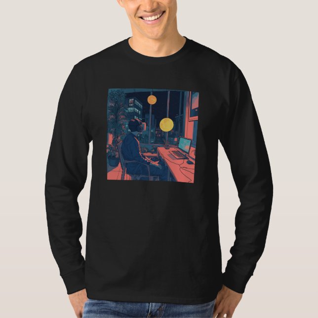 VR Lofi Art Style T-Shirt (Vorderseite)