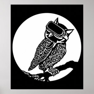 VR Owl Poster