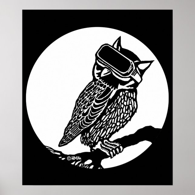 VR Owl Poster (Vorne)