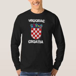 Vrgorac, Kroatien mit Wappen T-Shirt