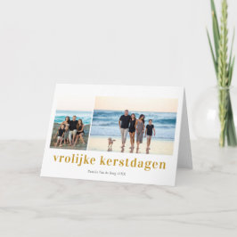 Vrolijk Kerstfeest 3 Fotocollage Kerstkaart Karte