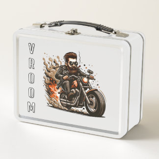 Vroom Biker Metall Brotdose