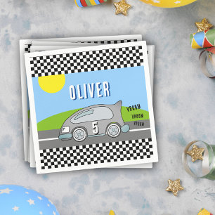 Vroom Vroom Racing Car Road Boy Geburtstagsparty Serviette