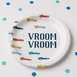 Vroom Vroom Transport Pappteller