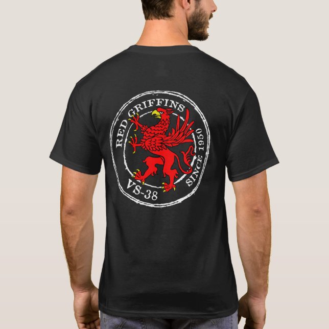 VS-38 RED GRIFFINS SEIT 1950 T-Shirt (Rückseite)