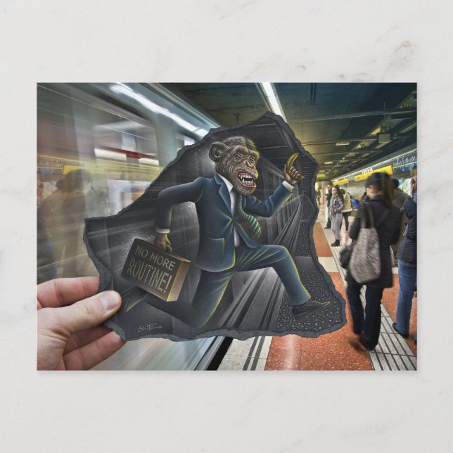 VS-Kamera - keine Routine mehr Postkarte (Vorderseite)