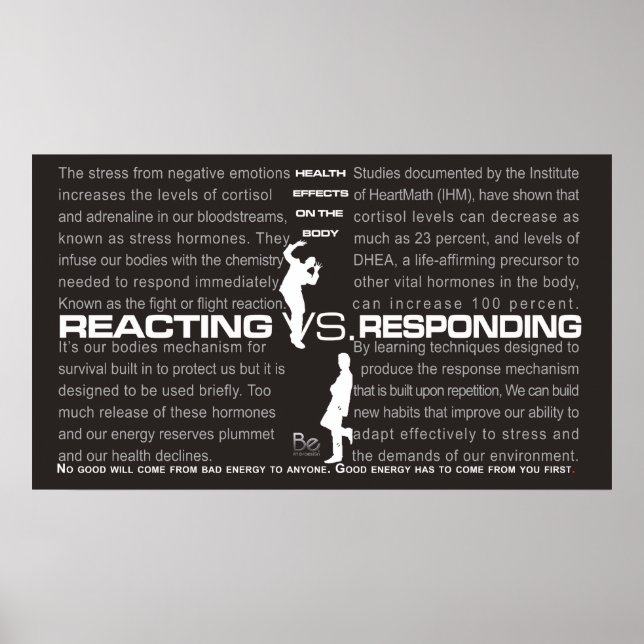 VS Responding Poster reagieren (Vorne)