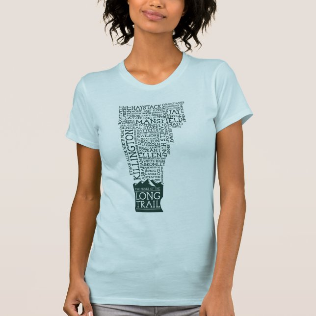 VT Long Trail Women's American Apparel T - Shirt (Vorderseite)