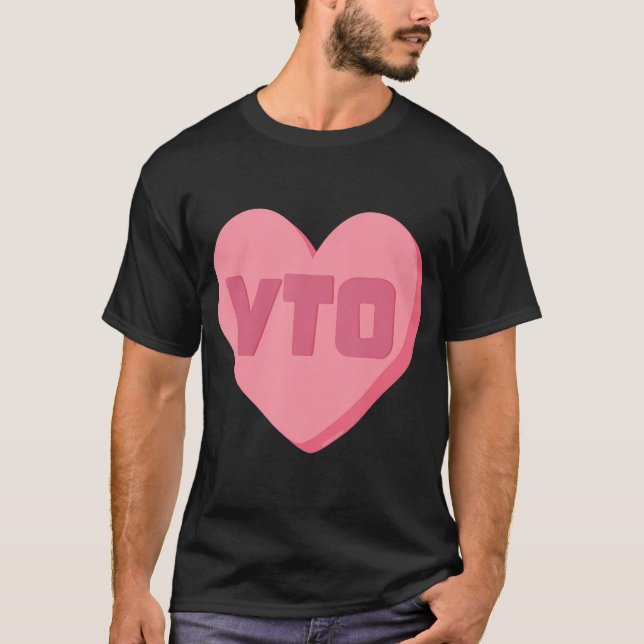 Vto Heart Valentinstag Candy Swagazon Associate T-Shirt (Vorderseite)