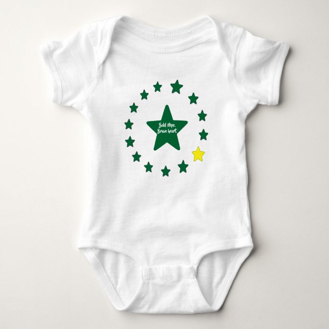 VTVB-BOLDSTEPS-BB - Baby Bodysuit Baby Strampler (Vorderseite)