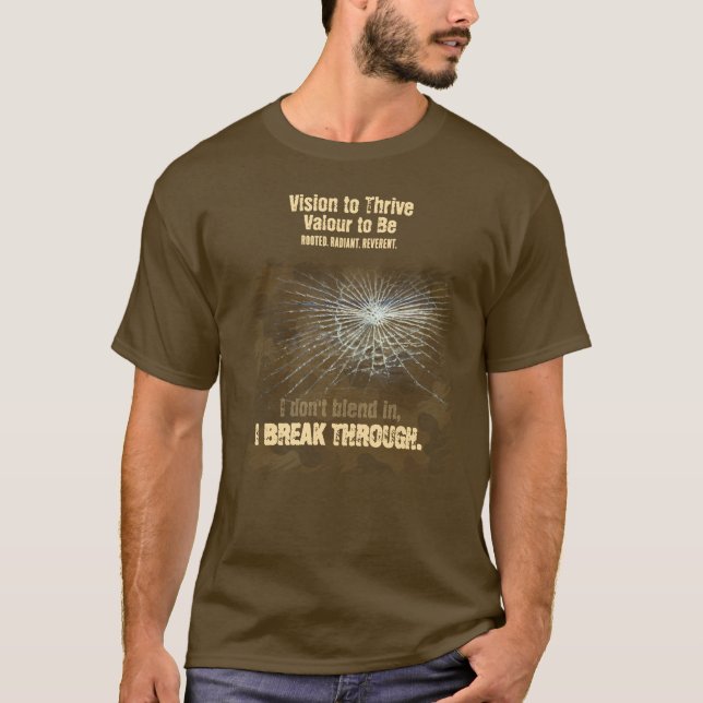 VTVB-BREAKTHRU2-BRN-T - T-Shirt (Vorderseite)