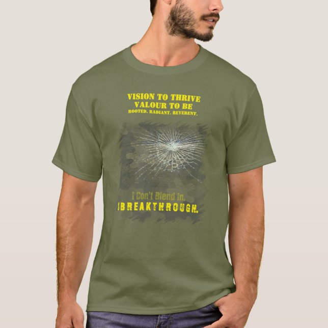 VTVB-BREAKTHRU2-GRN-T - T-Shirt (Vorderseite)
