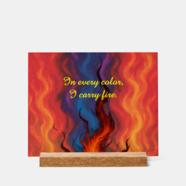 VTVB-I-CARRYFIRE-AS - Acrylschild