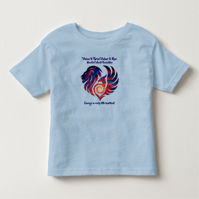VTVR-COURAGEHEARTBEAT-BT - Baby Oberteile Kleinkind T-shirt (Vorderseite)