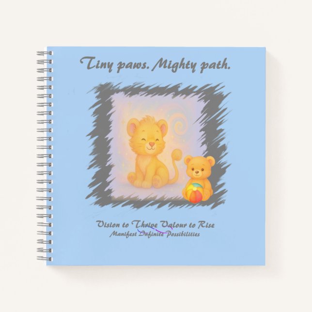 VTVR-TINYPAWS-J - Journal Notizbuch (Vorderseite)
