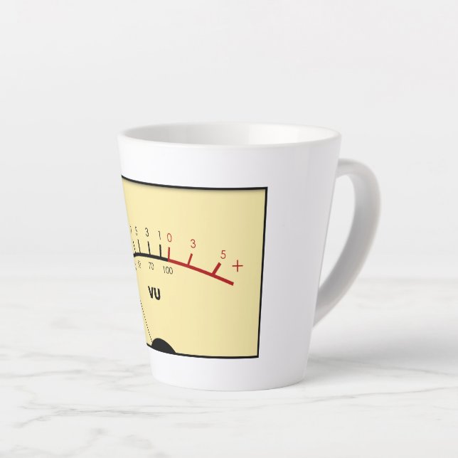 VU Meter Milchtasse (Rechte Ecke)
