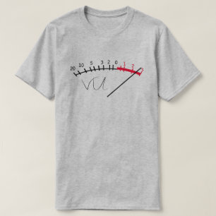 VU-Meter Schallpegel Studio  T-Shirt