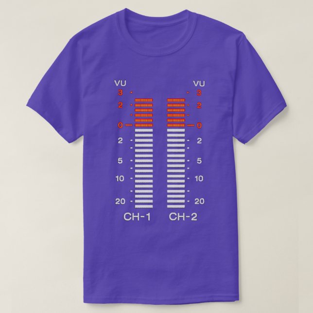 VU-Meter T-Shirt (Design vorne)