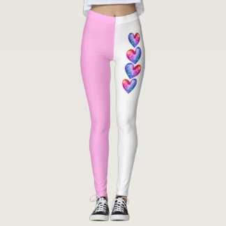 Vubrant Hearts Leggings