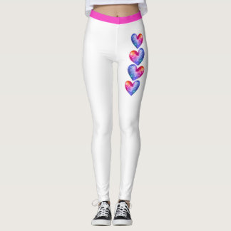 Vubrant Hearts Leggings