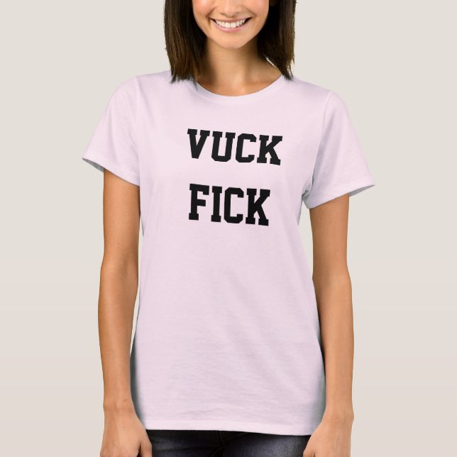 Vuck Fick Shirt lustiger Michael Vick (Vorderseite)