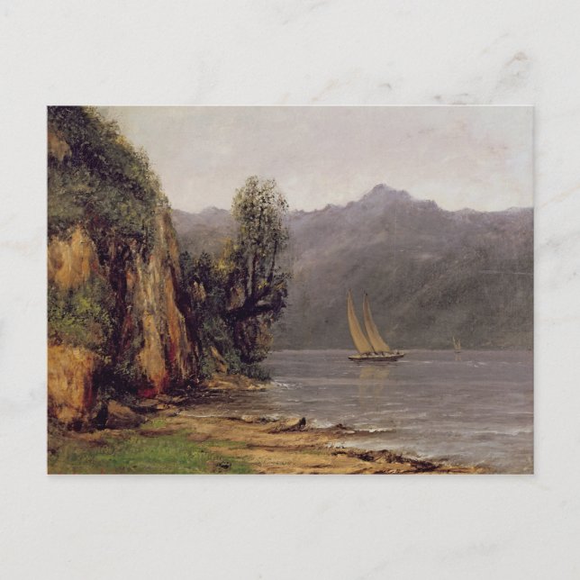 Vue du Lac Leman, c.1873-77 Postkarte (Vorderseite)