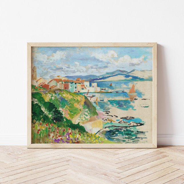 Vue Sur La Ponche, Saint-Tropez | Henri Manguin Poster (Von Creator hochgeladen)