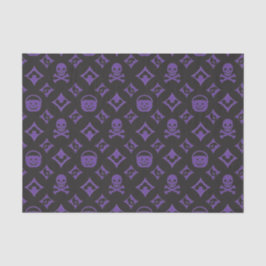 Vuitton! Designer Halloween LG lila Seidenpapier
