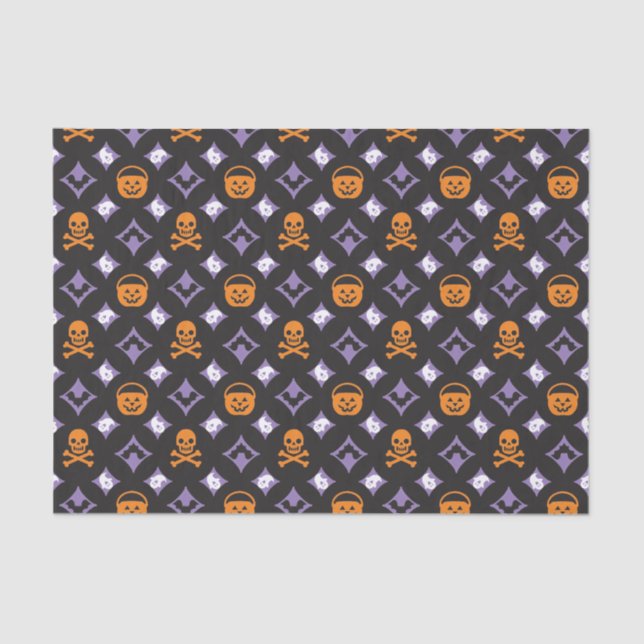 Vuitton! Traditionelles Halloween Print LG Seidenpapier (Vorderseite)