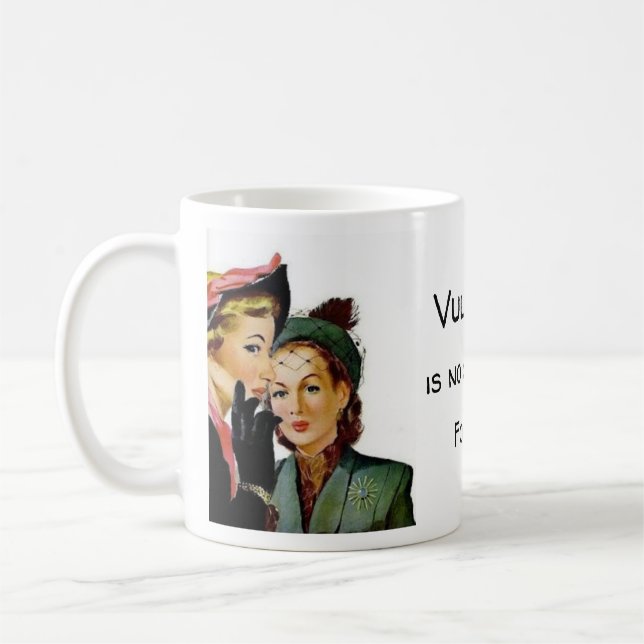Vulgarität ist kein Ersatz für Esprit Kaffeetasse (Links)