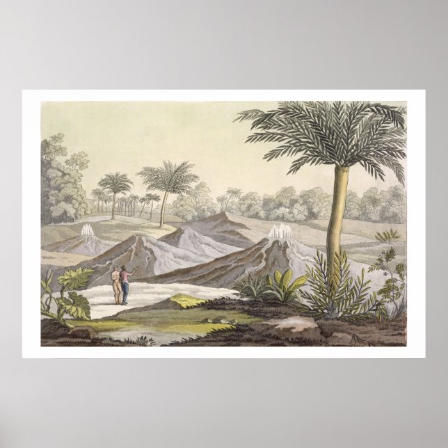 Vulkan Ario di Turbaco bei Cartagena, Kolumbien Poster (Vorne)