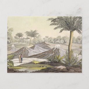 Vulkan Ario di Turbaco bei Cartagena, Kolumbien Postkarte