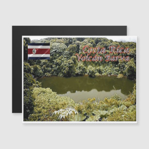 Vulkan Barva - Costa Rica - Magnetkarte