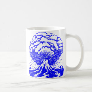 Vulkan - Blau Tasse