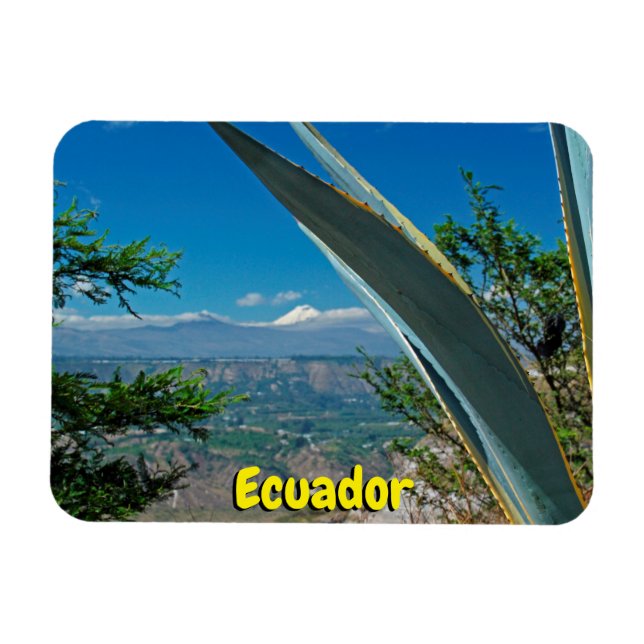 Vulkan Cotopaxi, Ecuador Magnet (Horizontal)