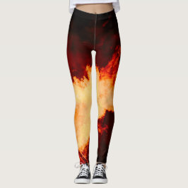 Vulkan-FeuerLeggins heiß! Leggings