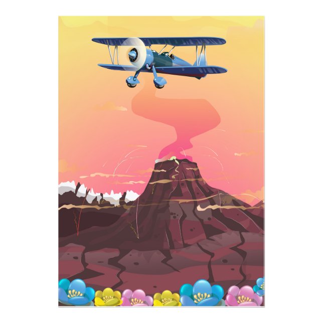 Vulkan Fotodruck (Vorne)