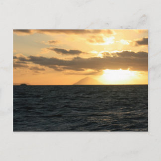 Vulkan, Inseln Ha'apai, Tonga Postkarte