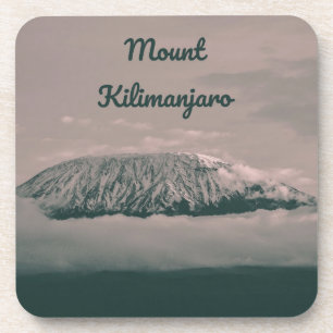 Vulkan Kilimanjaro Snow in Tansania Afrika Getränkeuntersetzer