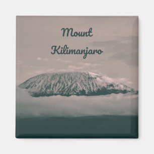 Vulkan Kilimanjaro Snow in Tansania Afrika Magnet