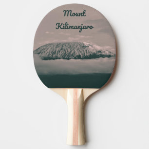 Vulkan Kilimanjaro Snow in Tansania Afrika Tischtennis Schläger