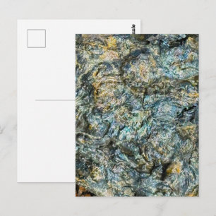 Vulkan-Lavagestein Postkarte