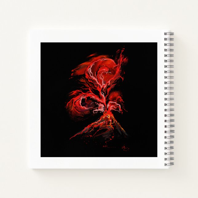 Vulkan Notizbuch (Rückseite)