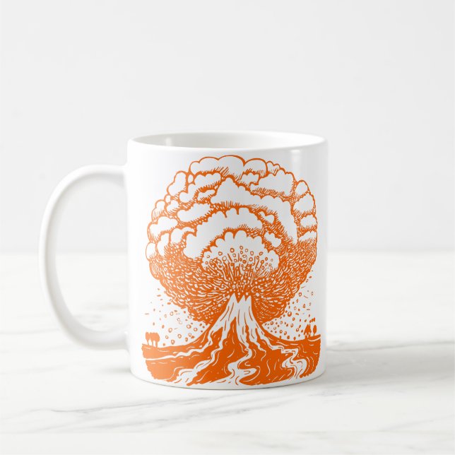 Vulkan - Orange Tasse (Links)