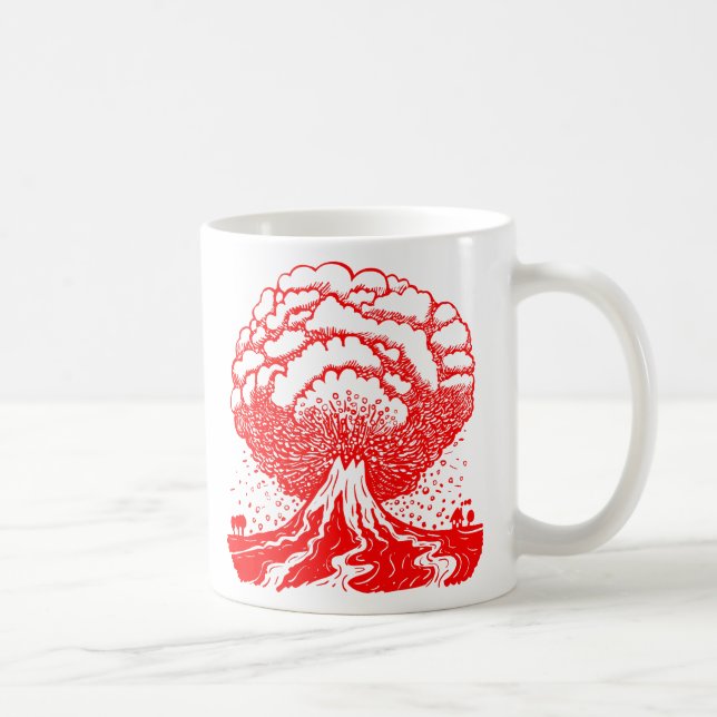 Vulkan - Rot Tasse (Rechts)
