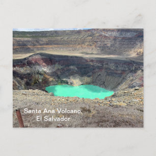 Vulkan Santa Ana, El Salvador Postkarte