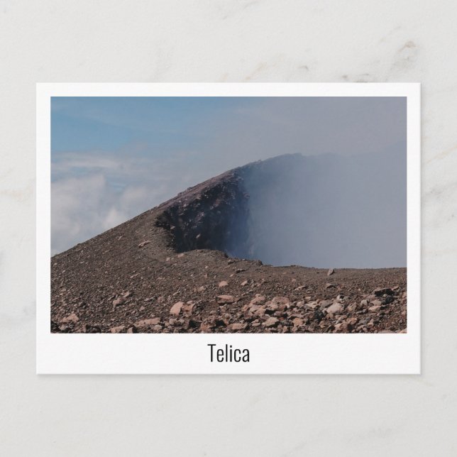 Vulkan Telica in Nicaragua Postkarte (Vorderseite)